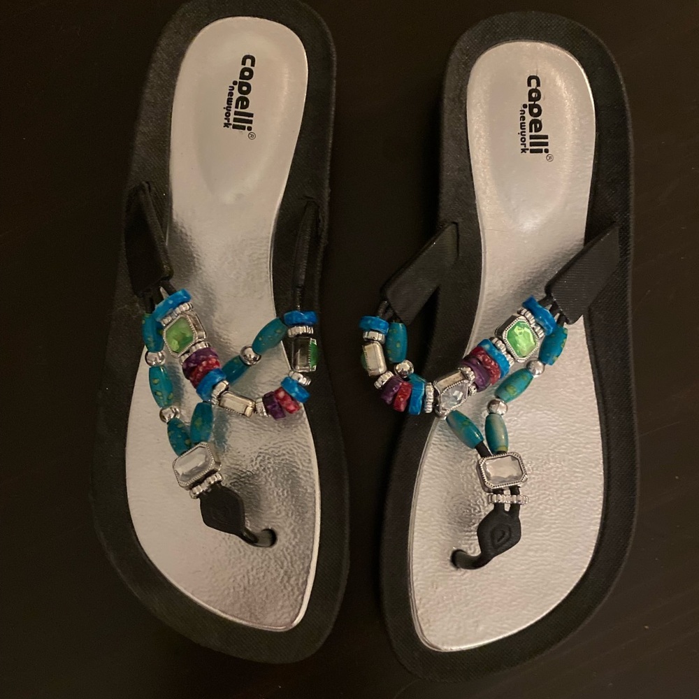 Beaded sandals